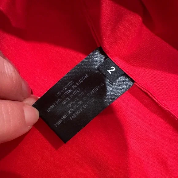 NEW Elegant Red Sleeveless Dress by Proenza size 2